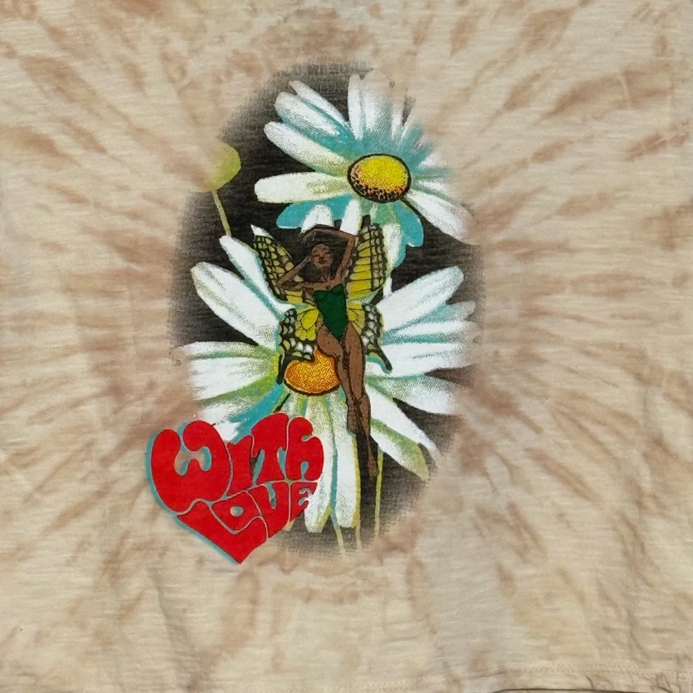 Boys Lie Tie-Dye Crop Top Graphic Tee 100% Cotton – Size M - Picture 6 of 7